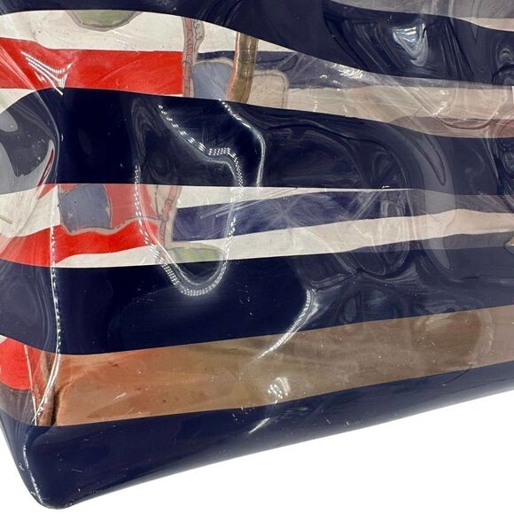 Lilly Pulitzer Shoreline Tote Raise The Sail Beach Bag Nautical Rare Preppy Cute - Picture 8 of 12